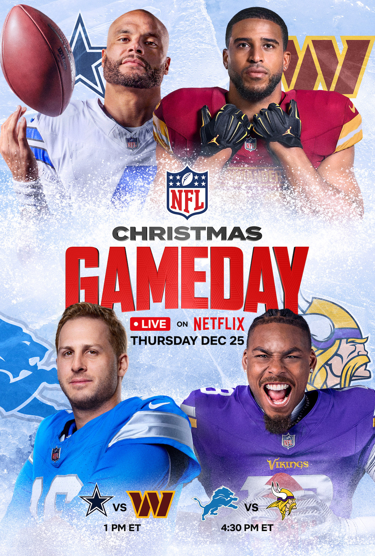 Netflix NFL Christmas Gameday 2025